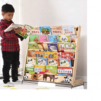 wooden storage bookshelf