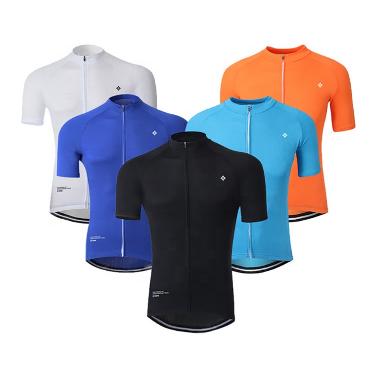 Factory Wholesale High Quality Cycling Wear Quick Dry Cycling Jersey Short Sleeve Custom Sportswear Light Material Bike Shirts