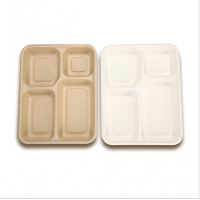 Custom Printed Disposable Water-Proof Biodegradable bagasse Pulp Paper Plate