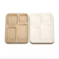 Custom Printed Disposable Water-Proof Biodegradable bagasse Pulp Paper Plate