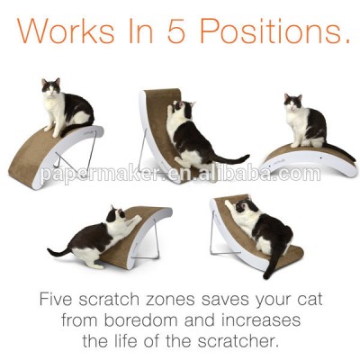 Cute corrugated cardboard cats scratcher for cats toys