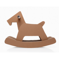 Rocking ride toy playful paper rocker horse