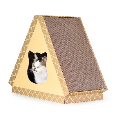 2018 corrugated cardboard cat scratcher pet products