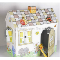 wholesale corrugated cardboard paper kids playground houses