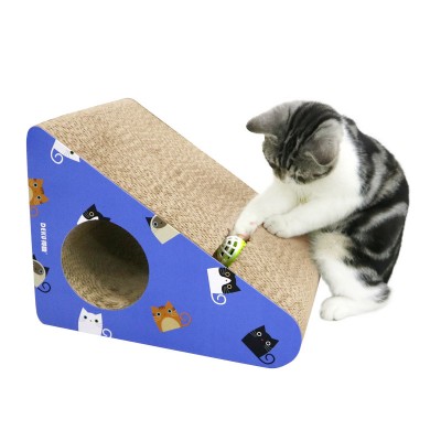 Hot Custom Logo cat scratcher lounge Cardboard Cat Toys