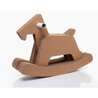 Hot sale kid's toy Rocking Horse Chair in paper