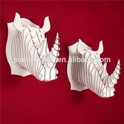 2015 American style wall hanger wall animal paper art