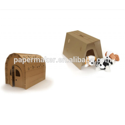 Paper Recycled cute design pet paper house