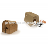 Paper Recycled cute design pet paper house