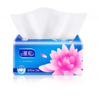 Wholesale high quality soft pack facial tissue paper with customized logo/3Ply Facial Tissue Pack